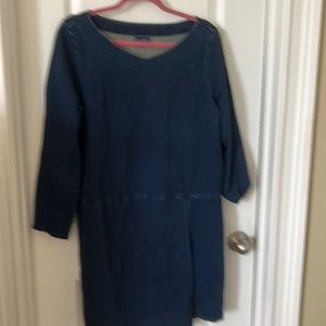 Long sleeve denim dress